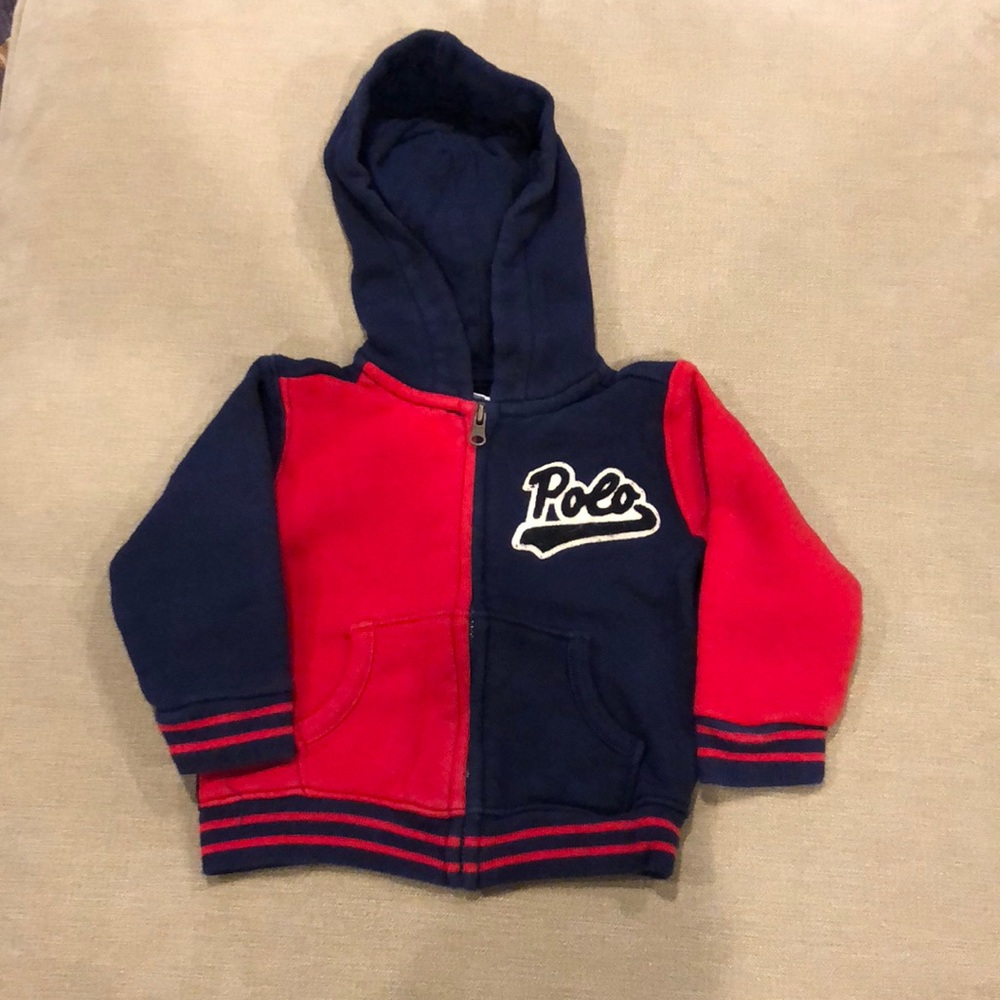 Polo zip up hooded jacket